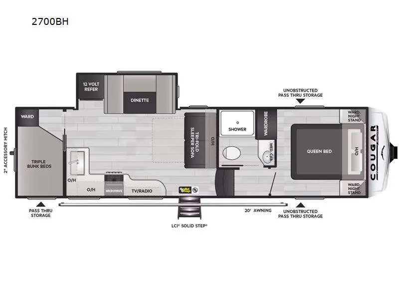 2026 Keystone Cougar Sport 2700BH - Photo 3