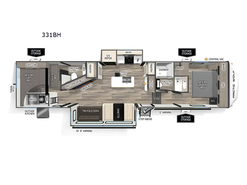 2026 Forest River Cherokee Arctic Wolf 331BH - Photo 3