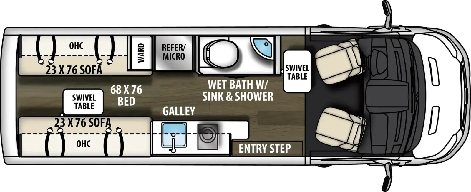 Coachmen Beyond 22D floor plan