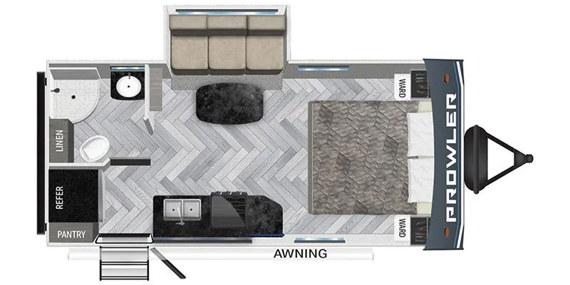 Heartland Prowler 205SRB floor plan