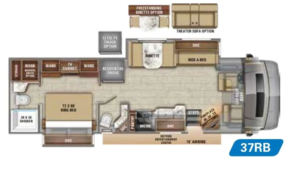Jayco Seneca 37RB floor plan