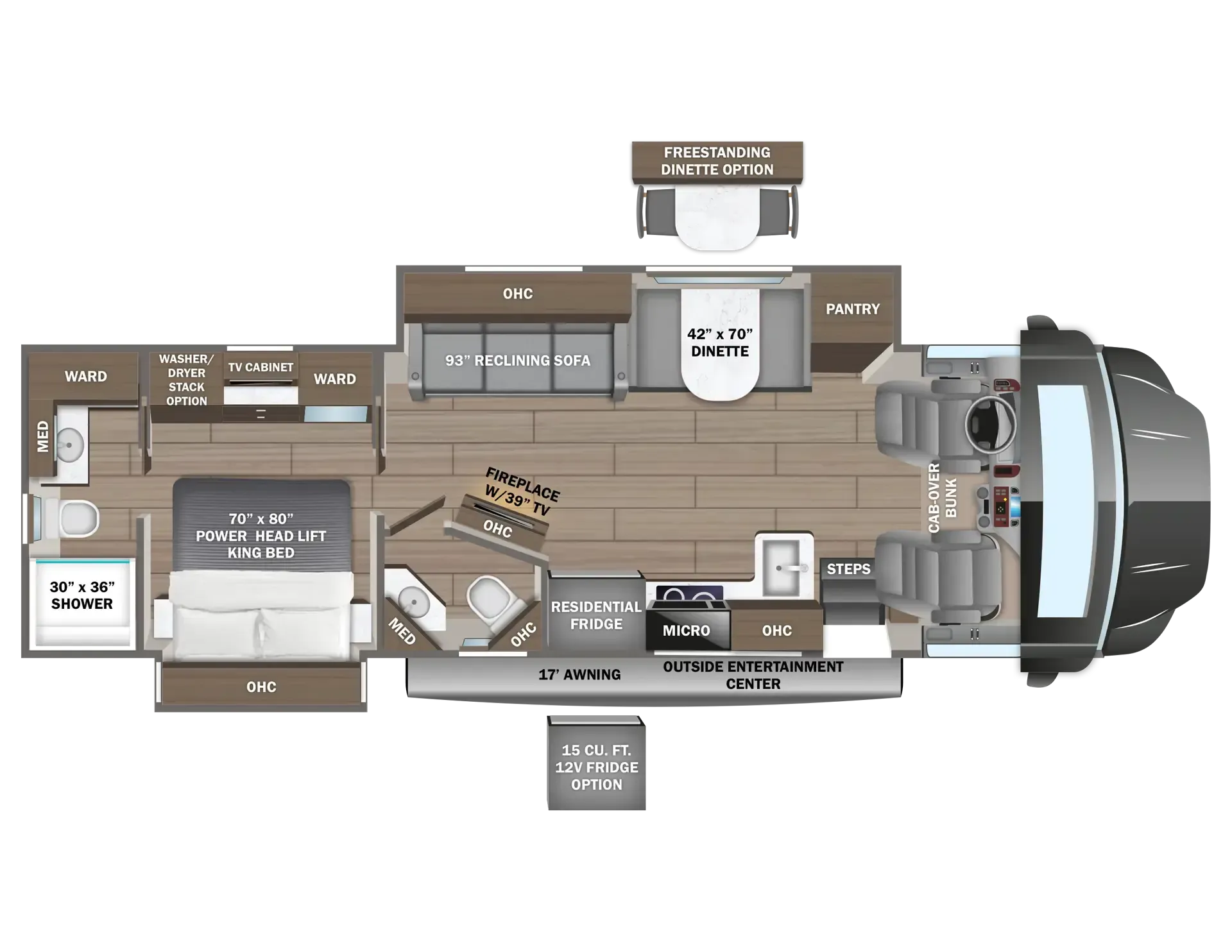 Entegra Coach Accolade 37K floor plan