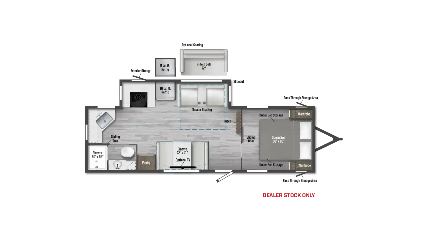 Winnebago Access 25ML floor plan