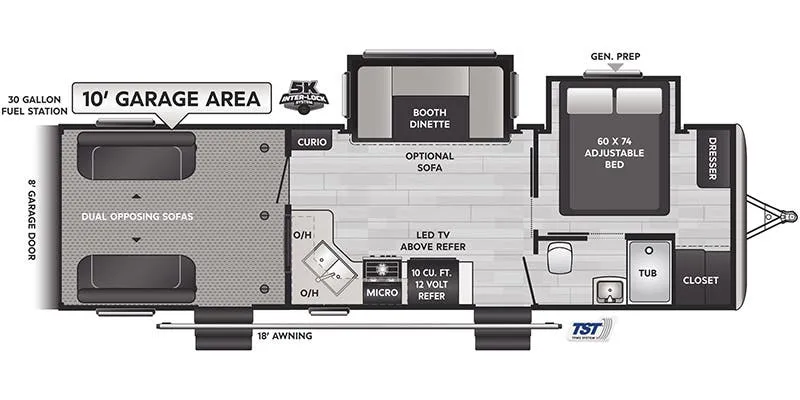 Keystone Fuzion Impact 29V floor plan