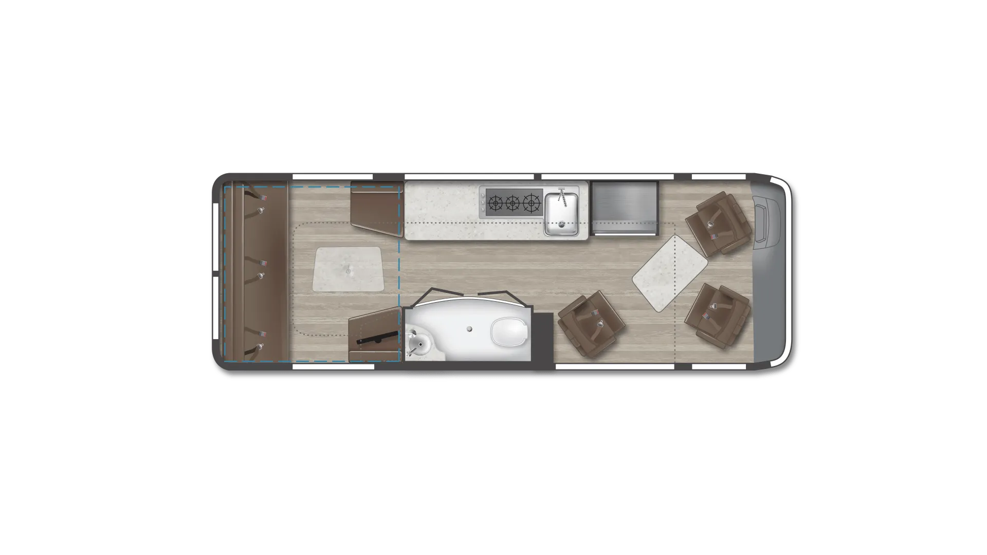 Winnebago Era 70B floor plan