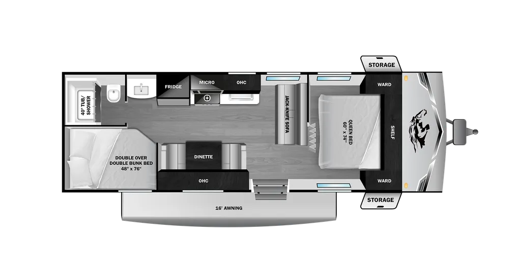 2026 Open Range Open Range Colt 26DB floor plan