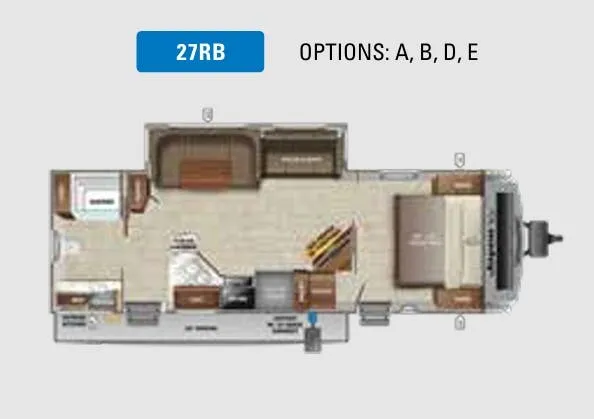 2022 Jayco White Hawk 27RB - Floor plan
