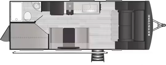 Keystone Passport Classic 214BHC floor plan