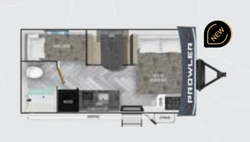 Heartland Prowler Lynx 17BHX floor plan