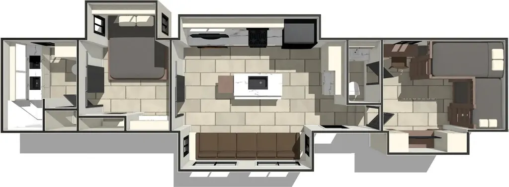 2026 Prime Time RV Sanibel 39BUNK floor plan