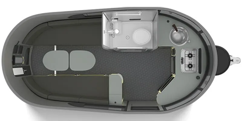 Airstream REI Special Edition Basecamp 16X floor plan