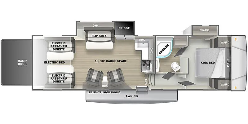 Forest River Sandstorm 306GSLR floor plan