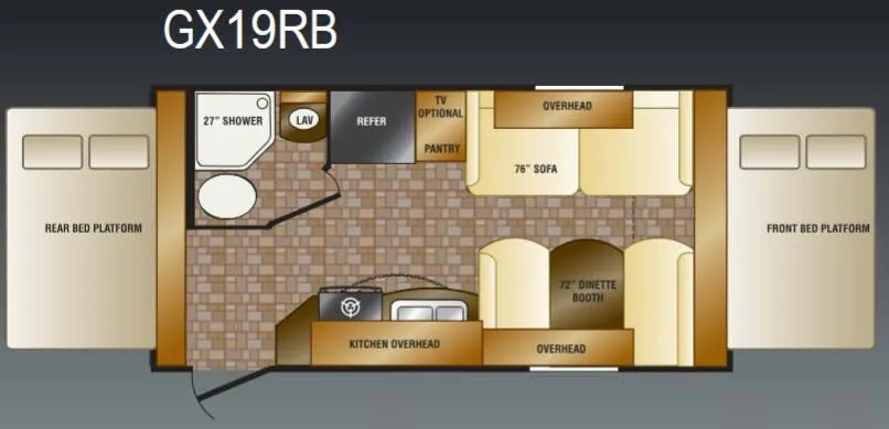 CrossRoads Slingshot GX19RB floor plan