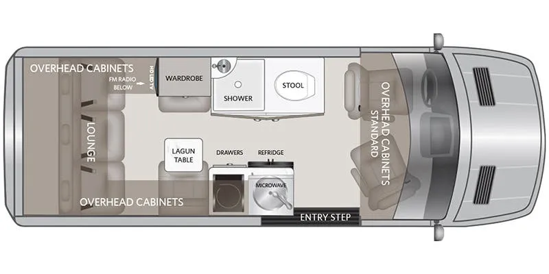American Coach American Patriot 144 - FD2 floor plan