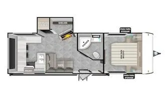 Forest River EVO Lite 2480VBX floor plan