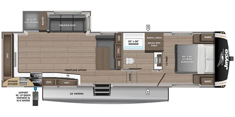2025 Jayco Eagle HT 27MLC - Floor plan