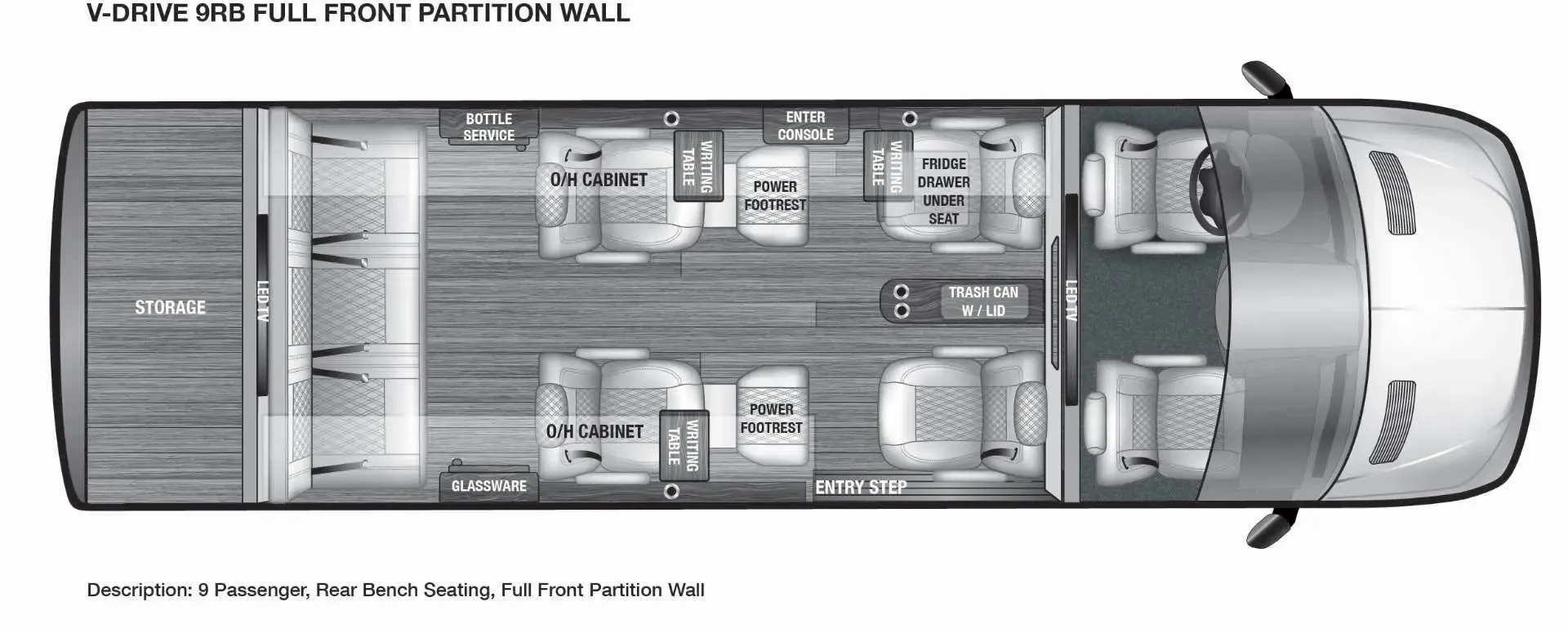 OGV Luxury Coach V-Drive 9RB floor plan