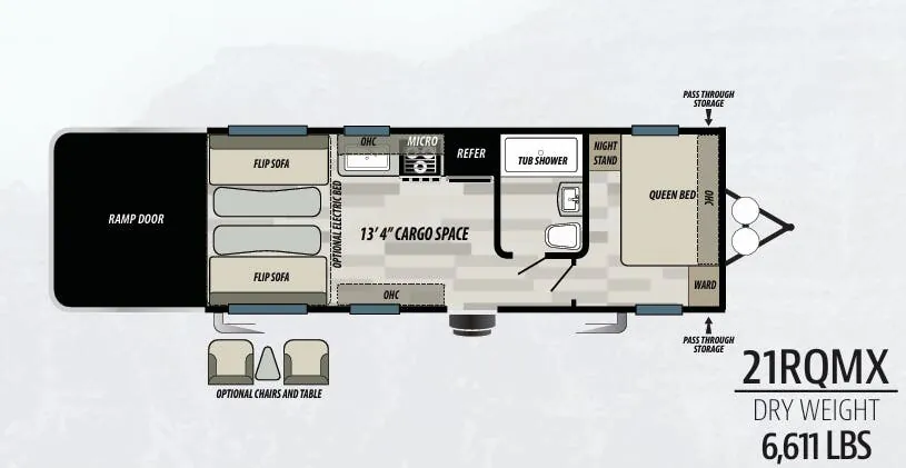 Forest River Shockwave 21RQMX exterior