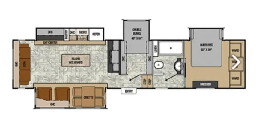 Coachmen Chaparral 360IBL floor plan