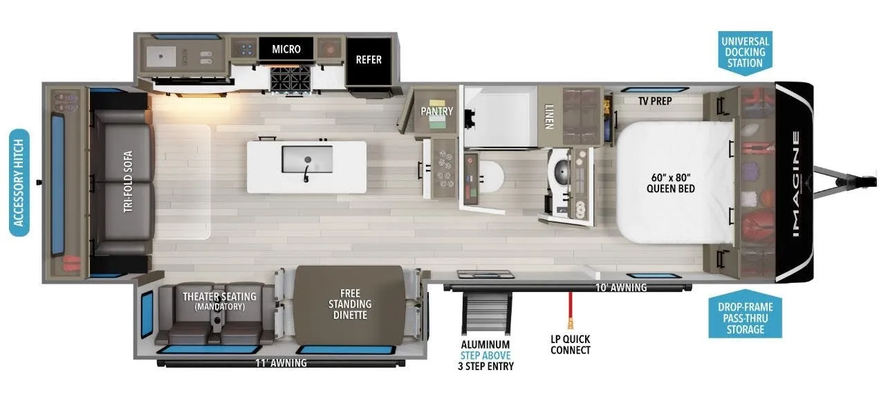 Grand Design Imagine 2970RL floor plan