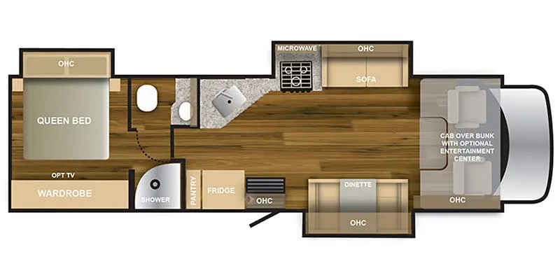 Nexus Wraith 33W floor plan