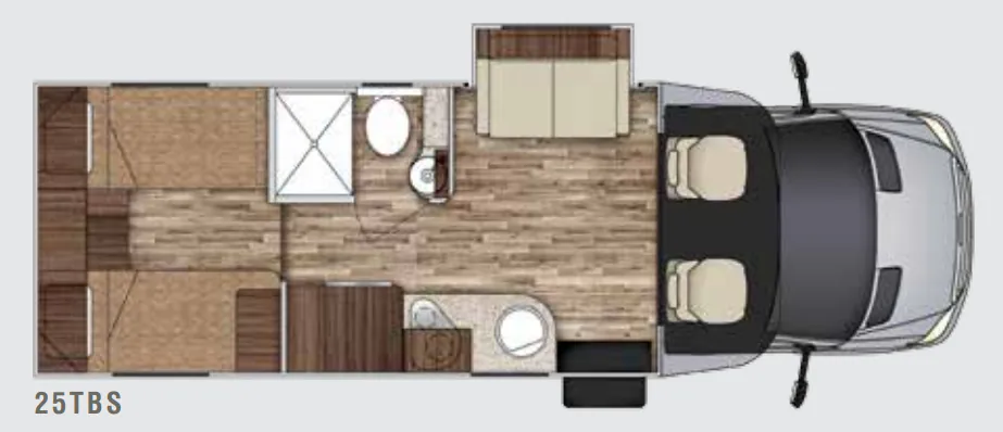 Renegade RV Villagio 25TBS floor plan