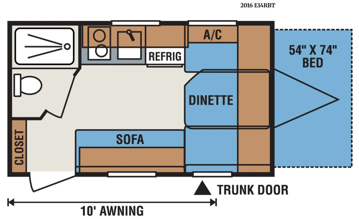K-Z Spree Escape E14RBT floor plan