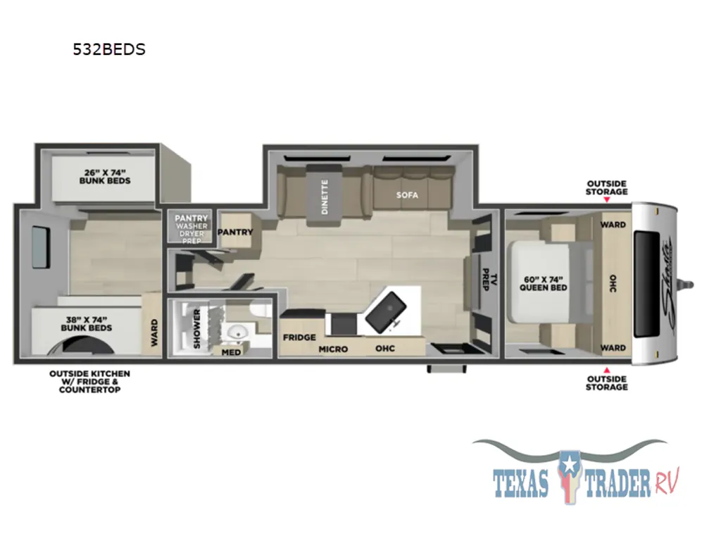 2027 Shasta RVs i-5 Edition 532BEDS, Photos photo 11