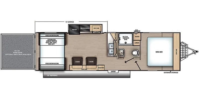 Forest River Aurora 28ATH floor plan