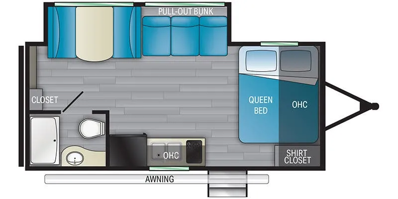 Heartland Prowler 182SSX floor plan