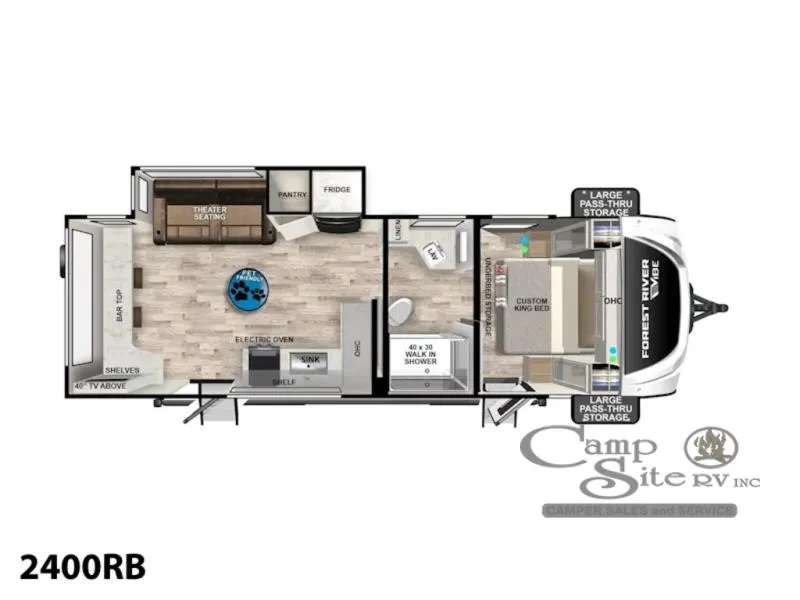 2025 Forest River Vibe 2400RB - Photo 3