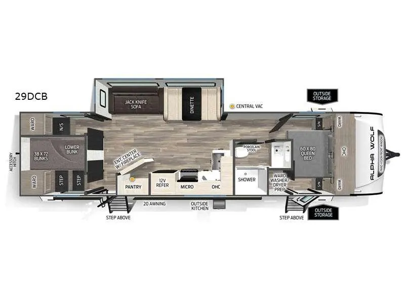 2026 Forest River Cherokee Alpha Wolf 29DCB, Photos photo 2