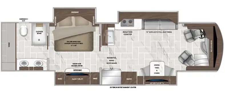 American Coach American Tradition 37S floor plan