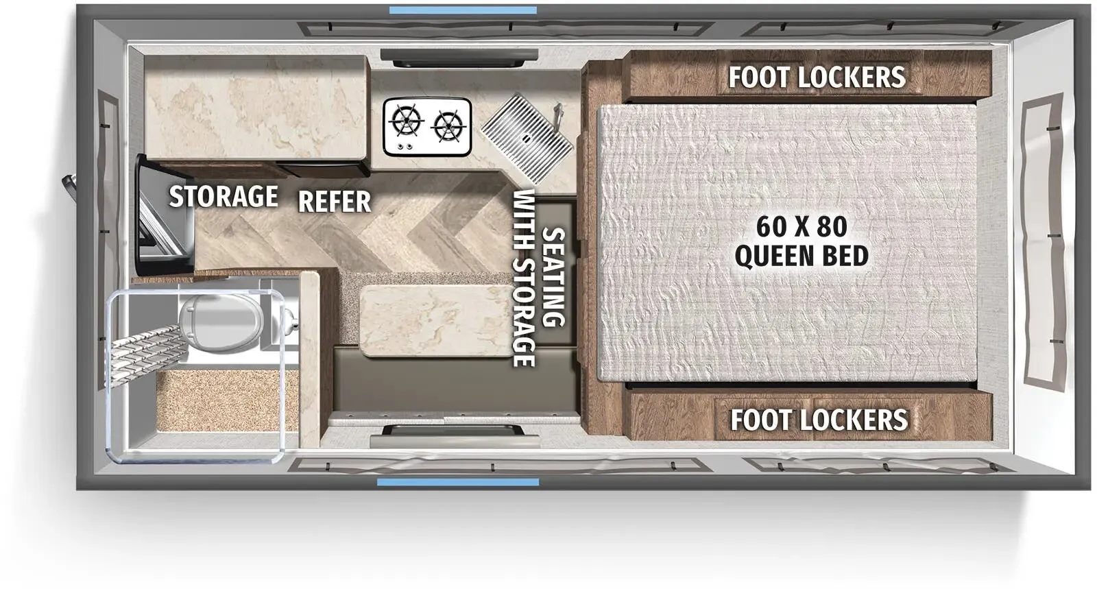 Palomino Backpack SS-1251 floor plan