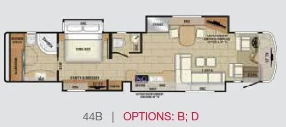 Entegra Coach Aspire 44B floor plan
