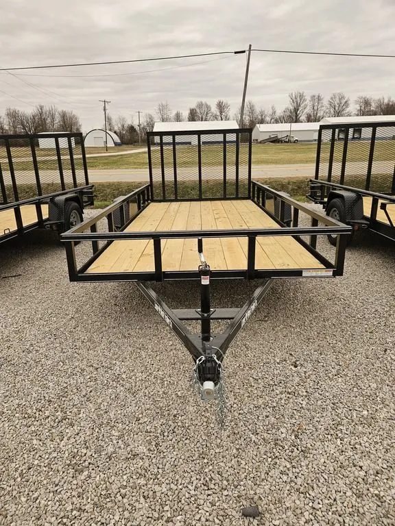 2025 Lone Wolf Trailer Company 77 x12 Single Axle Tube Rail Utility - Photo 3