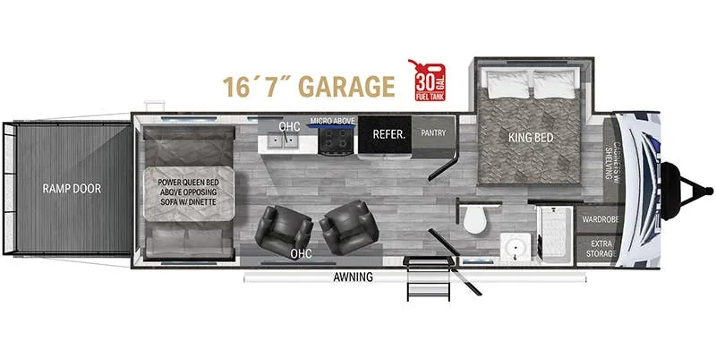 Heartland Fuel 255 floor plan