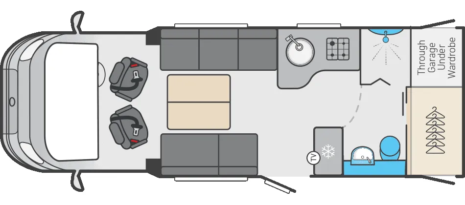 Swift Trekker 540 floor plan
