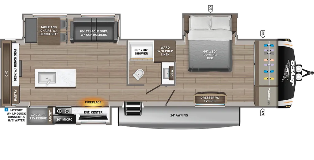 2026 Jayco Eagle HT 320MKTS floor plan