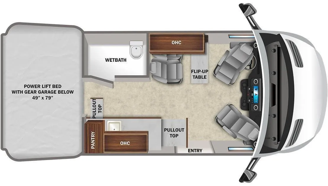 2022 Entegra Coach Launch 19Y - Floor plan