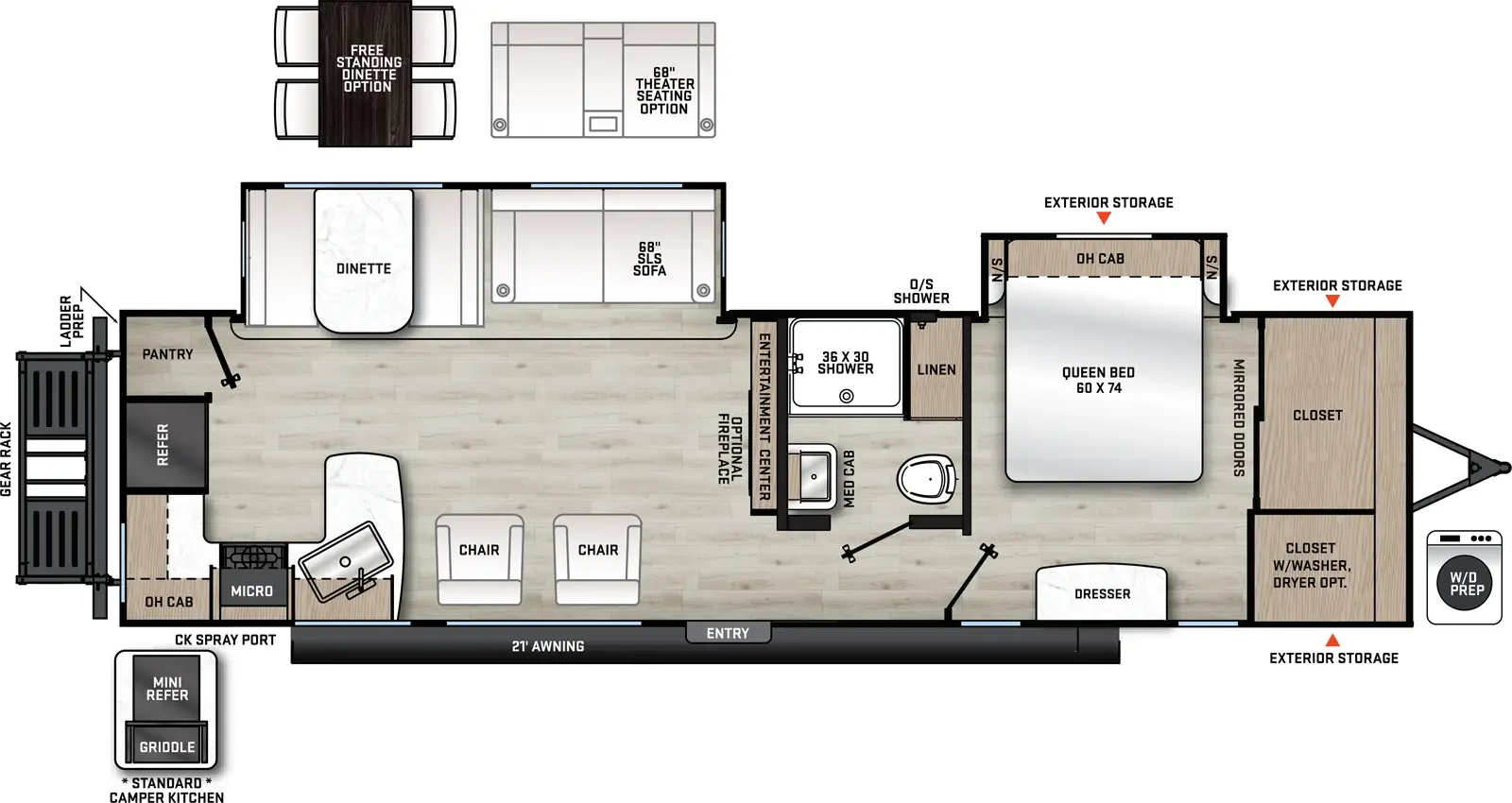 2027 Coachmen Catalina Legacy Edition 303RKDS - Floor plan
