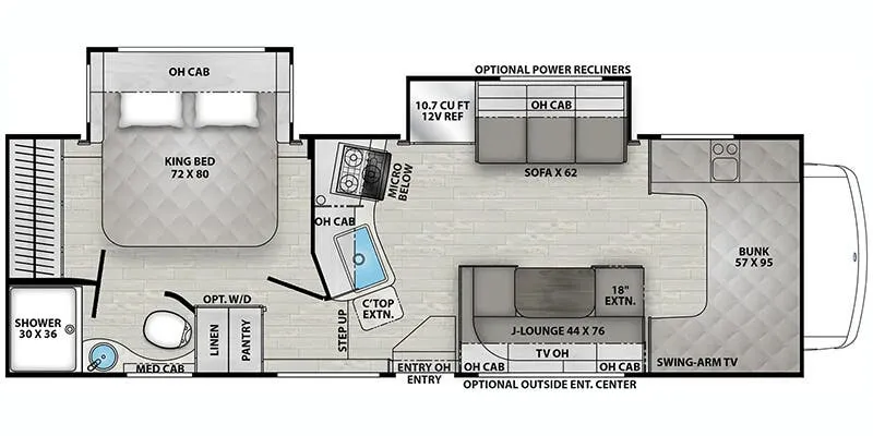 2026 Coachmen Freelander 29KB floor plan