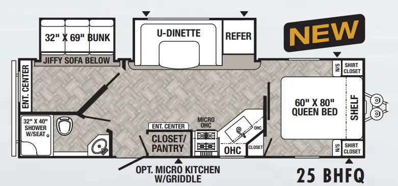 Palomino Puma 25BHFQ floor plan