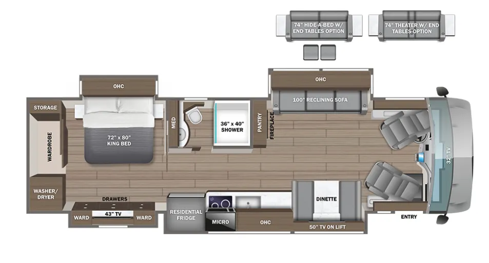Entegra Coach Anthem 37K floor plan
