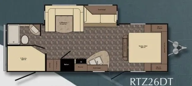 CrossRoads Rezerve RTZ26DT floor plan