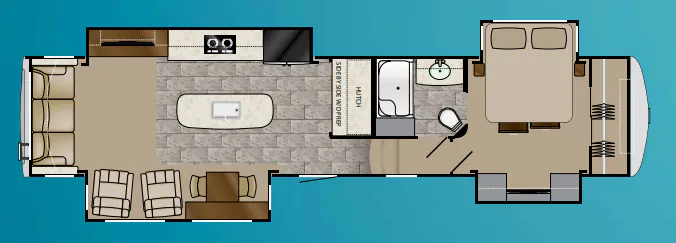 Heartland Landmark Key West floor plan