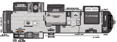 Keystone Sprinter Limited 3570LFT exterior