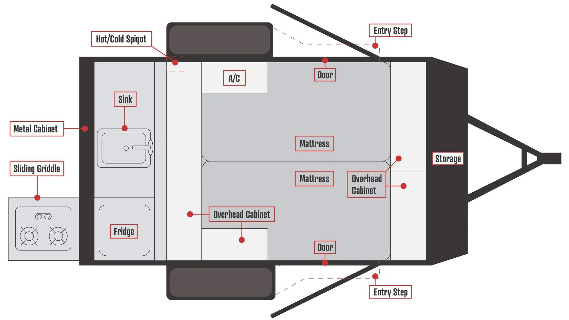 Bontrager Outdoors Radical 10RAD floor plan