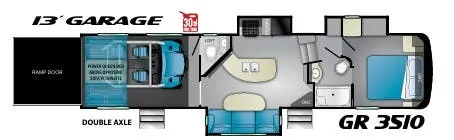 Heartland Gravity 3510 floor plan
