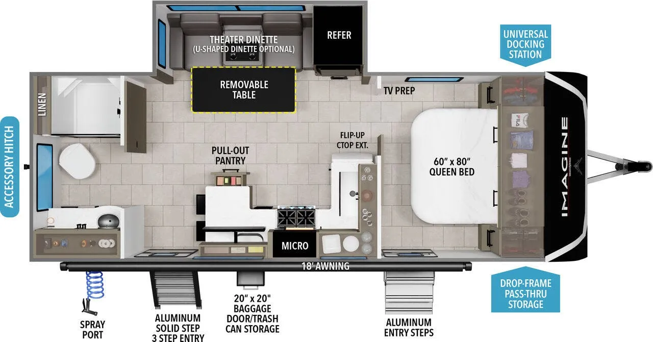 Grand Design Imagine 2300MK floor plan